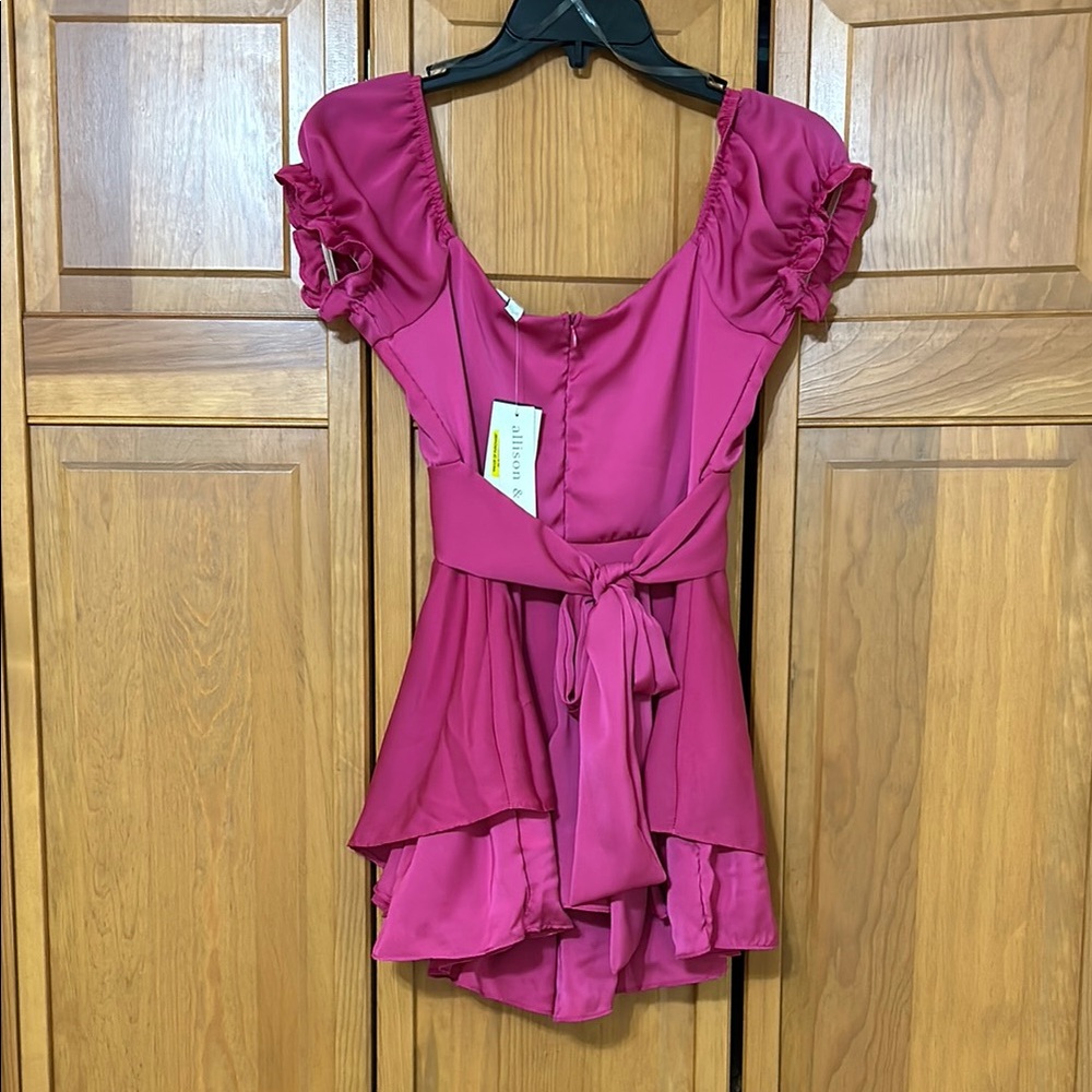 Pink Ruffled Dress - Picture 2 of 3